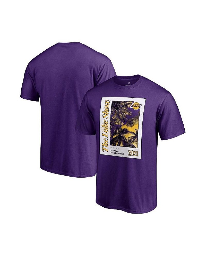 Men's Purple Los Angeles Lakers The Lake Show Hometown Collection T-shirt $18.59 T-Shirts