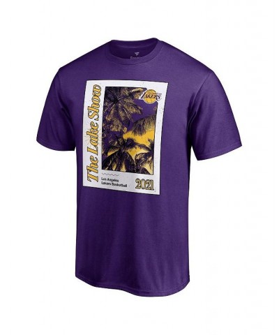 Men's Purple Los Angeles Lakers The Lake Show Hometown Collection T-shirt $18.59 T-Shirts