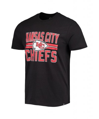 Men's '47 Black Kansas City Chiefs Team Super Rival T-shirt $17.04 T-Shirts