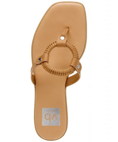 Women's Marta Thong Slide Sandals Tan/Beige $32.39 Shoes