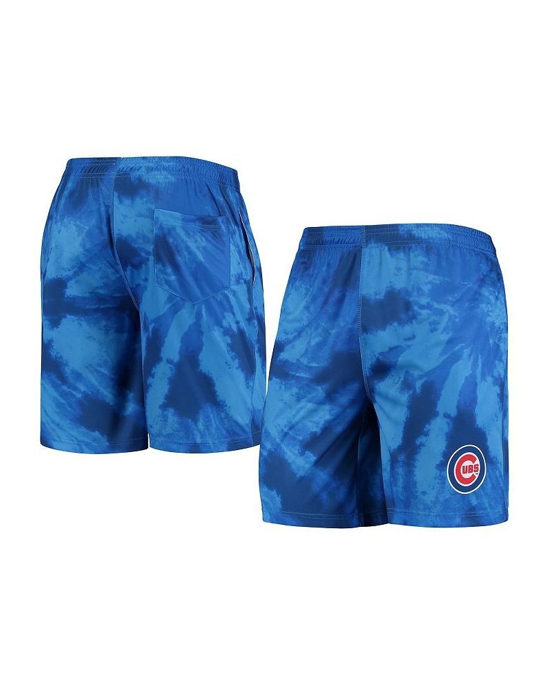 Men's Royal Chicago Cubs Tie-Dye Training Shorts $23.84 Shorts