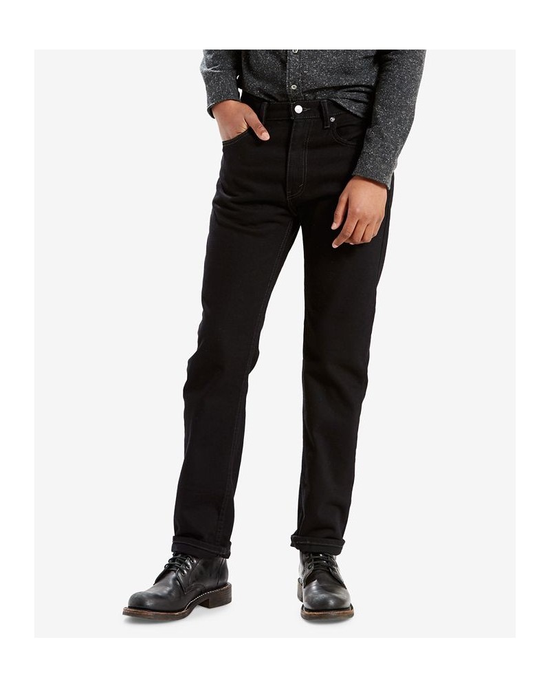 Men's 505™ Regular Straight Fit Non-Stretch Jeans Black $38.49 Jeans