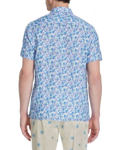 Men's Slim-Fit Plumeria Short Sleeve Shirt Multi $51.06 Shirts