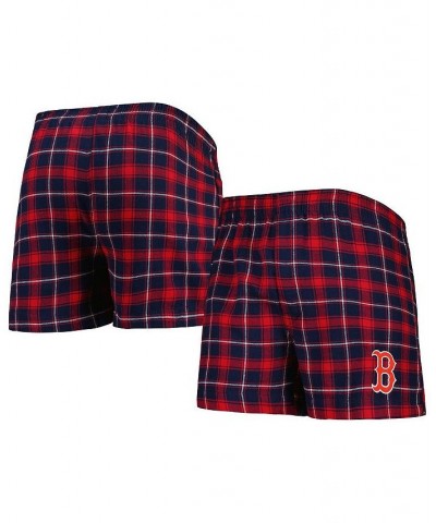 Men's Navy, Red Boston Red Sox Ledger Flannel Boxers $17.50 Underwear