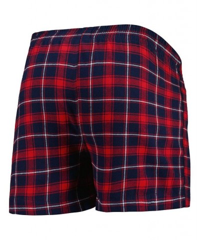 Men's Navy, Red Boston Red Sox Ledger Flannel Boxers $17.50 Underwear