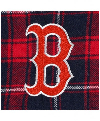 Men's Navy, Red Boston Red Sox Ledger Flannel Boxers $17.50 Underwear