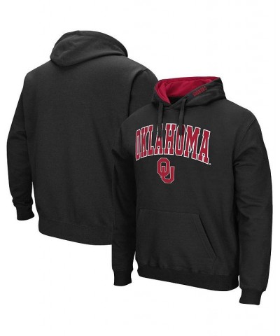 Men's Black Oklahoma Sooners Arch & Team Logo 3.0 Pullover Hoodie $30.00 Sweatshirt