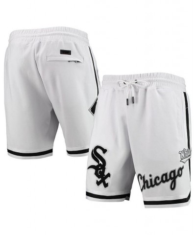 Men's White Chicago White Sox Team Logo Shorts $27.95 Shorts