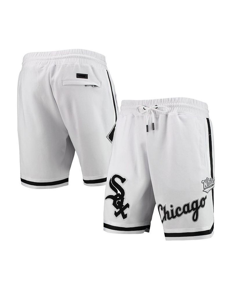 Men's White Chicago White Sox Team Logo Shorts $27.95 Shorts