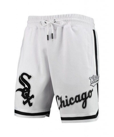 Men's White Chicago White Sox Team Logo Shorts $27.95 Shorts