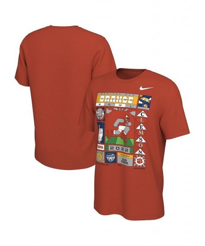 Men's Orange Clemson Tigers 2022 Orange Bowl Illustrated T-shirt $16.40 T-Shirts