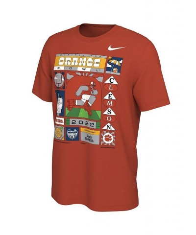 Men's Orange Clemson Tigers 2022 Orange Bowl Illustrated T-shirt $16.40 T-Shirts