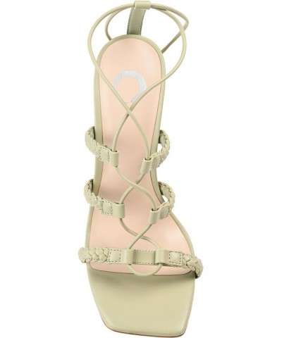 Women's Jamila Tie-Up Sandals White $38.50 Shoes