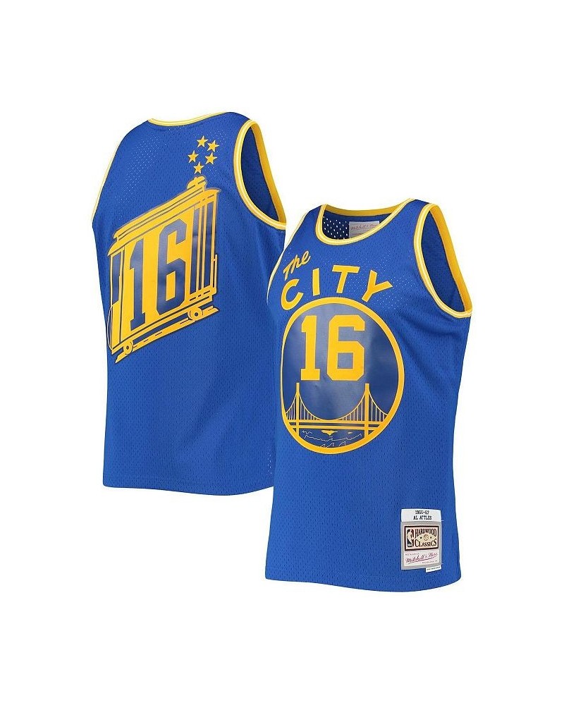 Men's Al Attles Royal San Francisco Warriors 1966-67 Hardwood Classics Swingman Jersey $58.00 Jersey