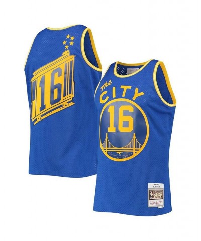 Men's Al Attles Royal San Francisco Warriors 1966-67 Hardwood Classics Swingman Jersey $58.00 Jersey