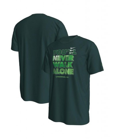 Men's Green Liverpool Verbiage T-shirt $18.90 T-Shirts