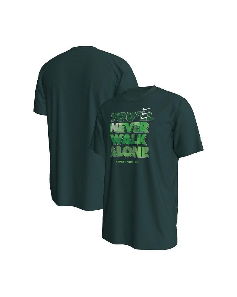 Men's Green Liverpool Verbiage T-shirt $18.90 T-Shirts