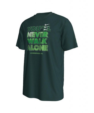 Men's Green Liverpool Verbiage T-shirt $18.90 T-Shirts