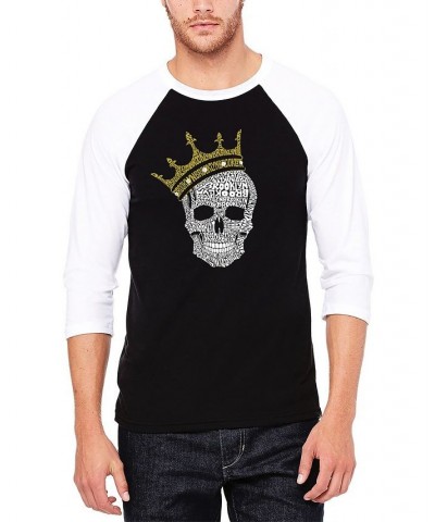 Men's Raglan Sleeves Brooklyn Crown Baseball Word Art T-shirt Multi $22.50 Shirts