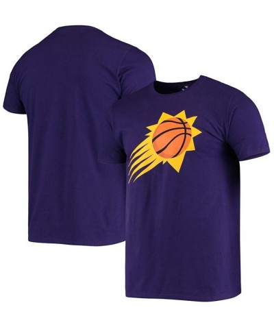 Men's Purple Phoenix Suns Primary Team Logo T-shirt $16.11 T-Shirts