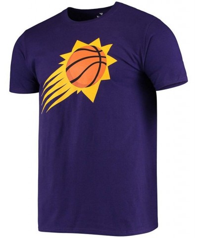 Men's Purple Phoenix Suns Primary Team Logo T-shirt $16.11 T-Shirts