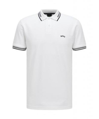 Boss Men's Slim-Fit Polo Shirt White $52.92 Polo Shirts