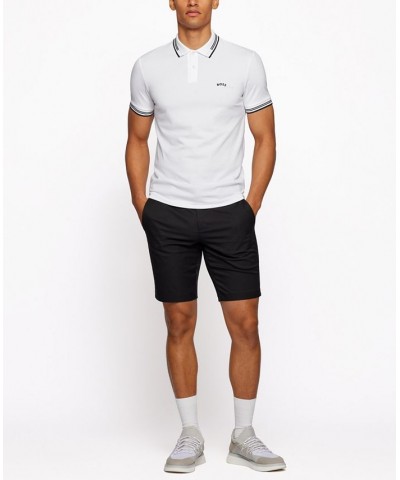 Boss Men's Slim-Fit Polo Shirt White $52.92 Polo Shirts