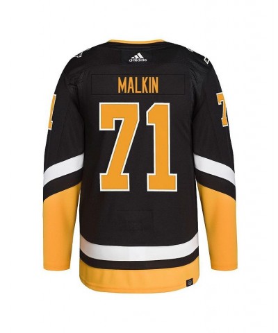 Men's Evgeni Malkin Black Pittsburgh Penguins 2021/22 Alternate Primegreen Authentic Pro Player Jersey $91.00 Jersey