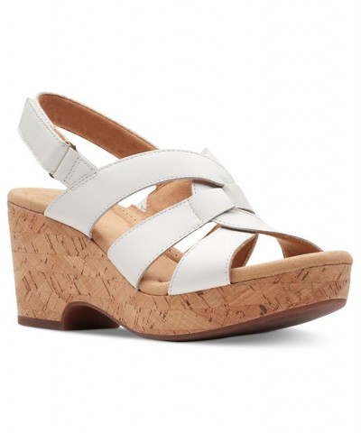 Women's Collection Giselle Beach Slingback Wedge Sandals PD05 $38.15 Shoes