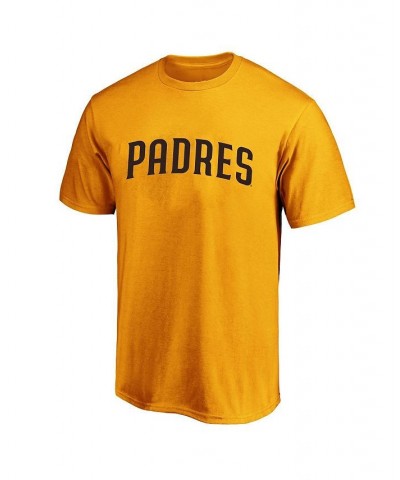 Men's Fernando Tatis Jr. Gold-Tone San Diego Padres Big & Tall Name and Number T-shirt $20.70 T-Shirts