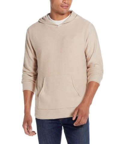 Men's Slub Hoodie Sweater Tan/Beige $17.01 Sweatshirt