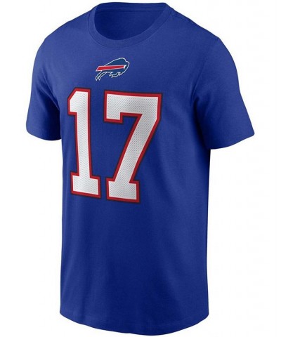 Men's Josh Allen Royal Buffalo Bills Name and Number T-shirt $23.59 T-Shirts