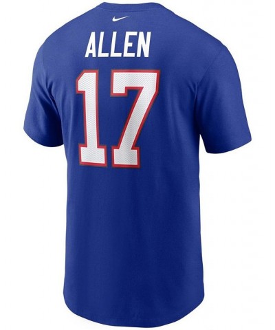 Men's Josh Allen Royal Buffalo Bills Name and Number T-shirt $23.59 T-Shirts