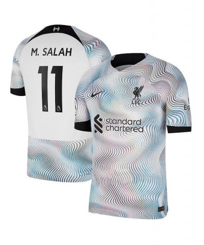 Men's Mohamed Salah White Liverpool 2022/23 Away Vapor Match Authentic Player Jersey $75.25 Jersey