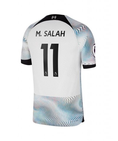 Men's Mohamed Salah White Liverpool 2022/23 Away Vapor Match Authentic Player Jersey $75.25 Jersey