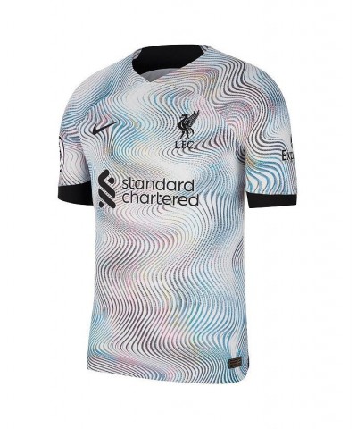 Men's Mohamed Salah White Liverpool 2022/23 Away Vapor Match Authentic Player Jersey $75.25 Jersey