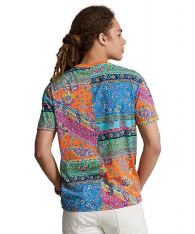 Men's Classic-Fit Patchwork-Print T-Shirt Multi $37.50 T-Shirts