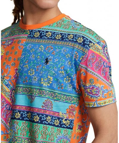 Men's Classic-Fit Patchwork-Print T-Shirt Multi $37.50 T-Shirts