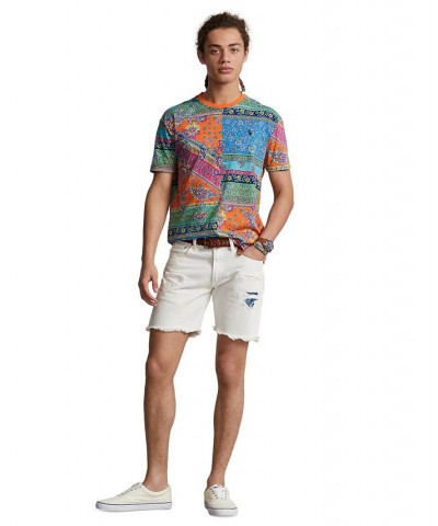 Men's Classic-Fit Patchwork-Print T-Shirt Multi $37.50 T-Shirts