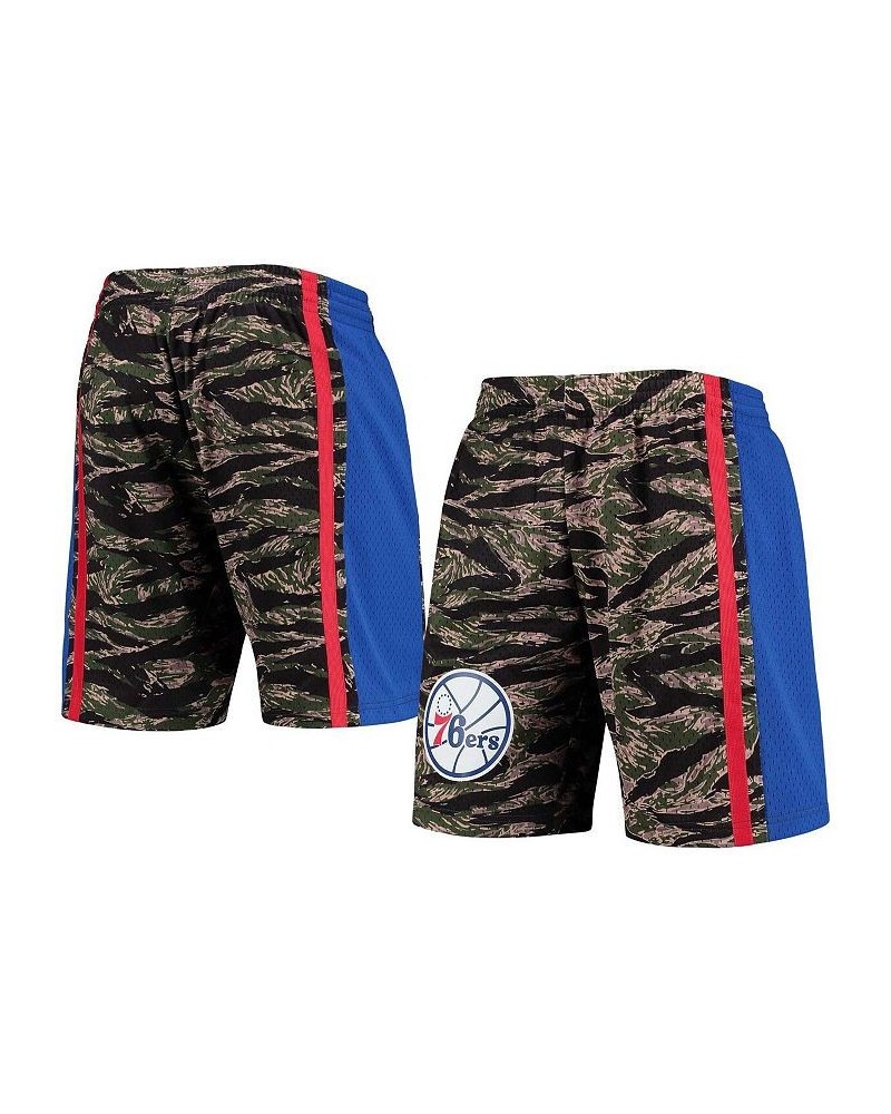 Men's Camo Philadelphia 76ers Hardwood Classics Tiger Shorts $34.10 Shorts