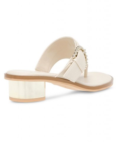 Women's Tillie Block Heel Sandal White $40.94 Shoes