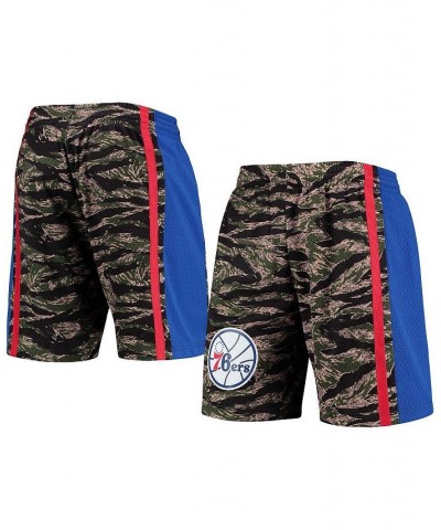 Men's Camo Philadelphia 76ers Hardwood Classics Tiger Shorts $34.10 Shorts