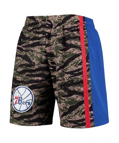 Men's Camo Philadelphia 76ers Hardwood Classics Tiger Shorts $34.10 Shorts