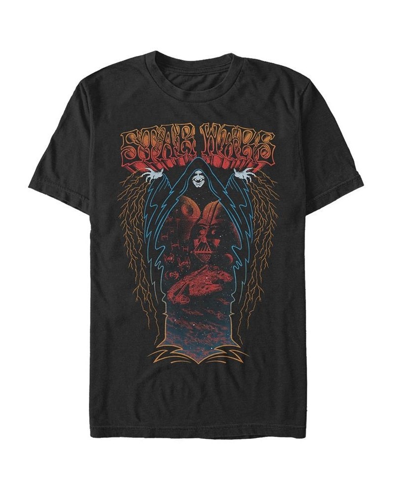 Men's Electric Psych Short Sleeve Crew T-shirt Black $17.50 T-Shirts