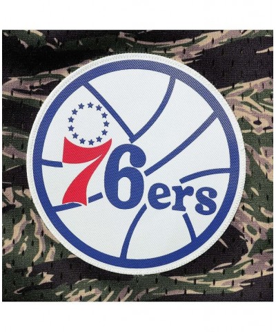 Men's Camo Philadelphia 76ers Hardwood Classics Tiger Shorts $34.10 Shorts