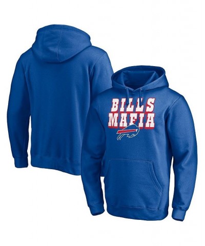 Men's Branded Royal Buffalo Bills Hometown Collection Sweep Fitted Pullover Hoodie $35.74 Sweatshirt