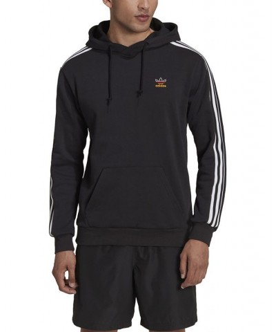 Men's Germany 3-Stripe Terry Hoodie Black $33.75 Sweatshirt