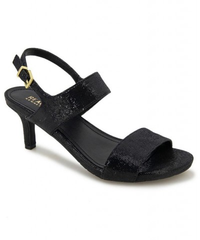 Women's Dee Two Band Dress Sandal Black $42.57 Shoes