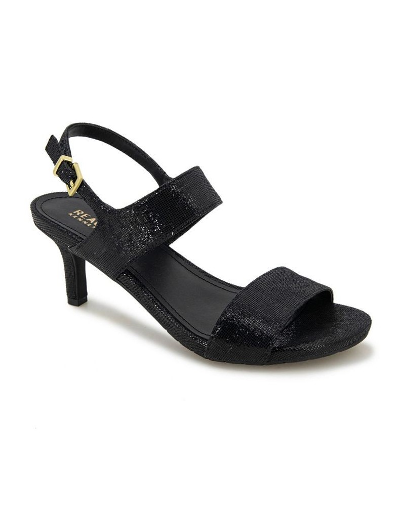 Women's Dee Two Band Dress Sandal Black $42.57 Shoes