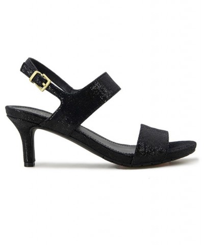 Women's Dee Two Band Dress Sandal Black $42.57 Shoes